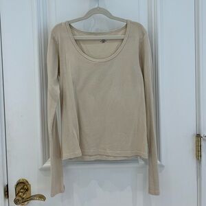 Brandy Melville beige long sleeve